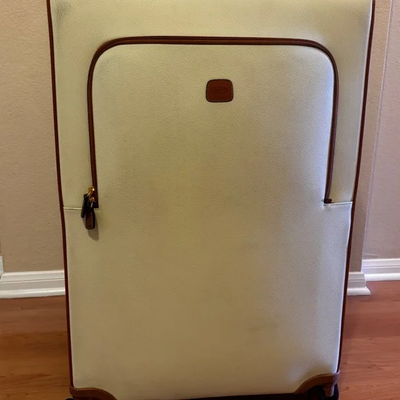 BRIC’S Firenze Designer Luggage – 32” Large Spinner Cream Color, USED - Picture 4 of 15